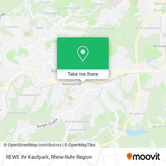 REWE Ihr Kaufpark map