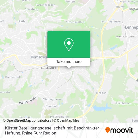 Küster Beteiligungsgesellschaft mit Beschränkter Haftung map