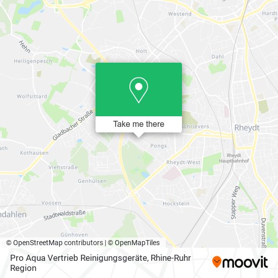 Pro Aqua Vertrieb Reinigungsgeräte map