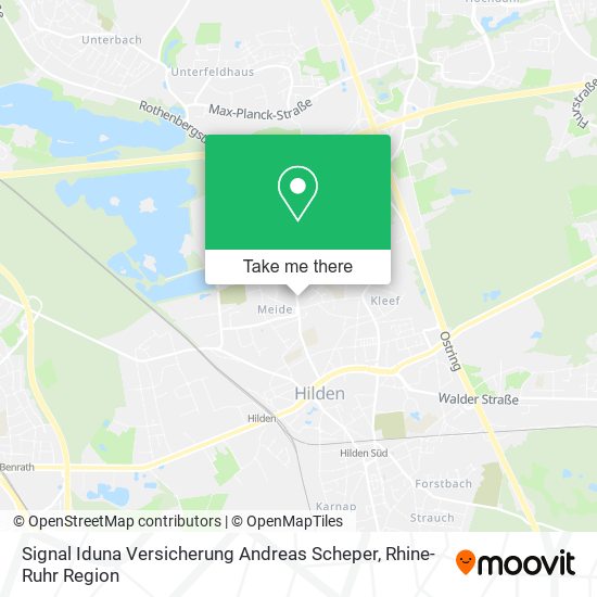 Signal Iduna Versicherung Andreas Scheper map
