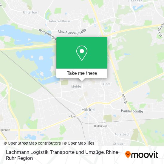 Карта Lachmann Logistik Transporte und Umzüge
