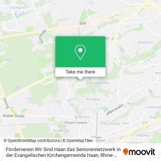 Förderverein Wir Sind Haan das Seniorennetzwerk in der Evangelischen Kirchengemeinde Haan map