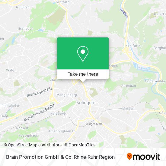 Brain Promotion GmbH & Co map