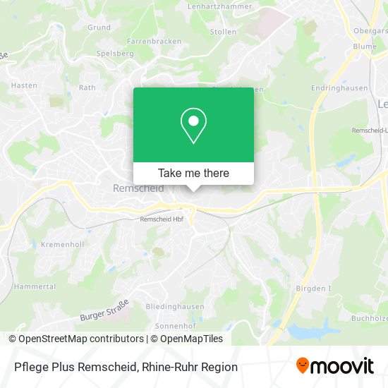 Pflege Plus Remscheid map