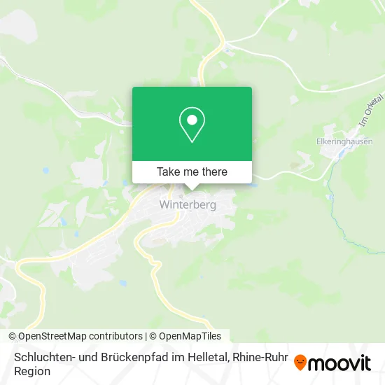 Карта Schluchten- und Brückenpfad im Helletal
