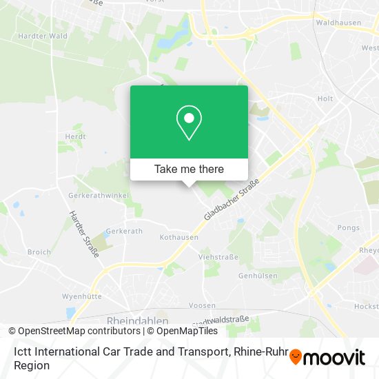 Карта Ictt International Car Trade and Transport