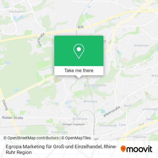 Egropa Marketing für Groß-und Einzelhandel map