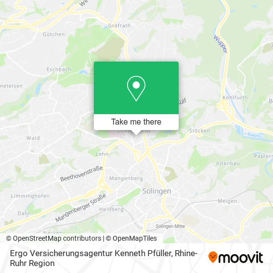 Карта Ergo Versicherungsagentur Kenneth Pfüller