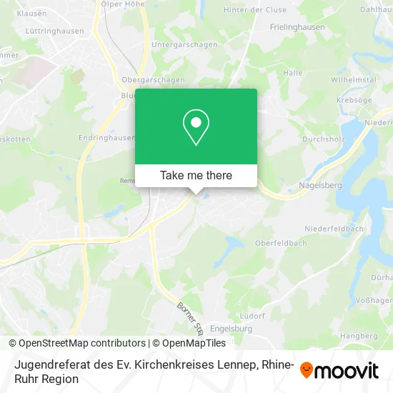 Карта Jugendreferat des Ev. Kirchenkreises Lennep