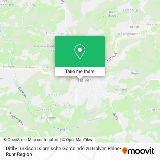 Ditib-Türkisch Islamische Gemeinde zu Halver map