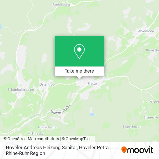 Höveler Andreas Heizung Sanitär, Höveler Petra map