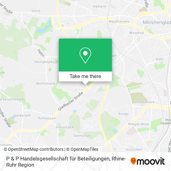 P & P Handelsgesellschaft für Beteiligungen map