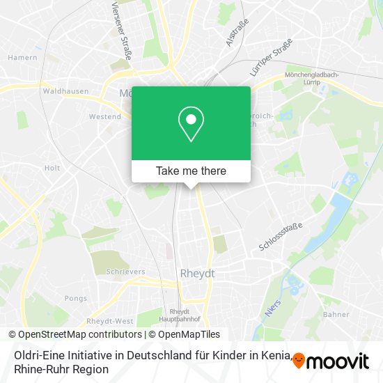 Oldri-Eine Initiative in Deutschland für Kinder in Kenia map