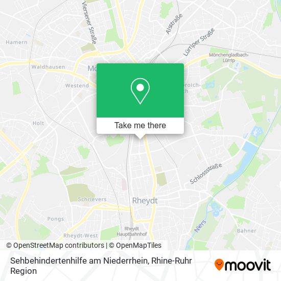 Sehbehindertenhilfe am Niederrhein map
