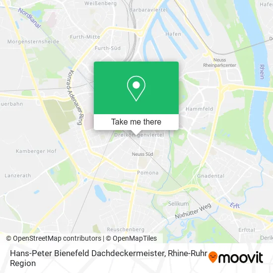 Карта Hans-Peter Bienefeld Dachdeckermeister