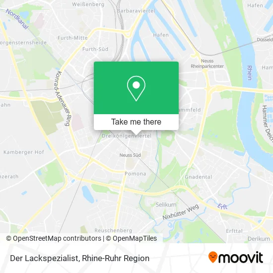 Карта Der Lackspezialist