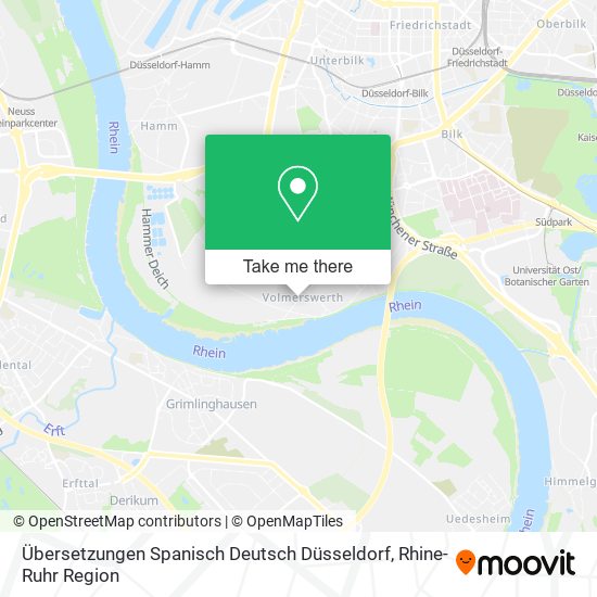 Карта Übersetzungen Spanisch Deutsch Düsseldorf