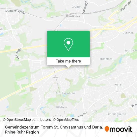 Gemeindezentrum Forum St. Chrysanthus und Daria map