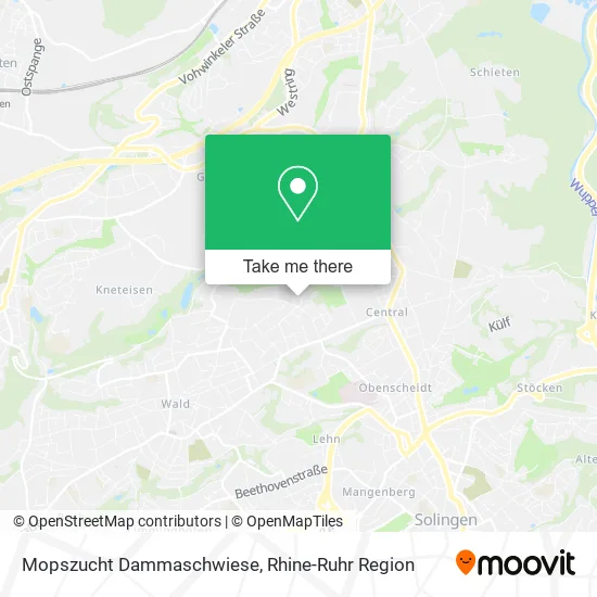 Карта Mopszucht Dammaschwiese