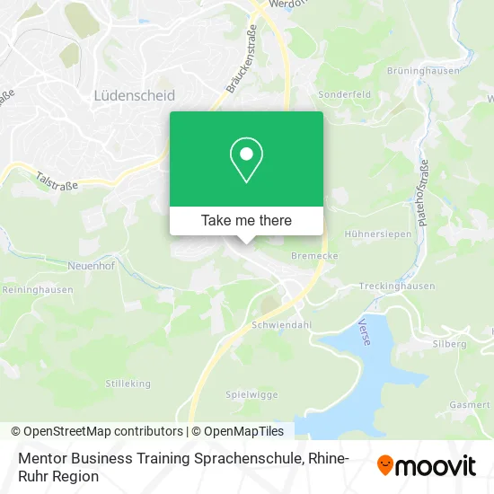 Карта Mentor Business Training Sprachenschule