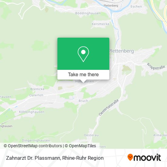 Zahnarzt Dr. Plassmann map