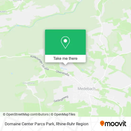 Карта Domaine Center Parcs Park