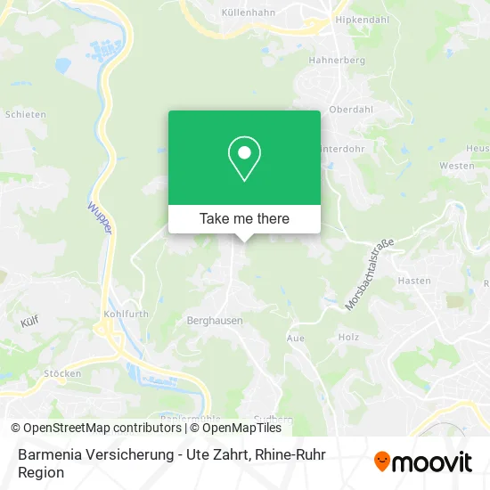 Карта Barmenia Versicherung - Ute Zahrt