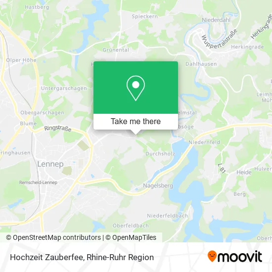 Карта Hochzeit Zauberfee