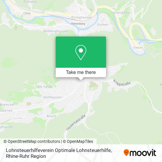 Карта Lohnsteuerhilfeverein Optimale Lohnsteuerhilfe