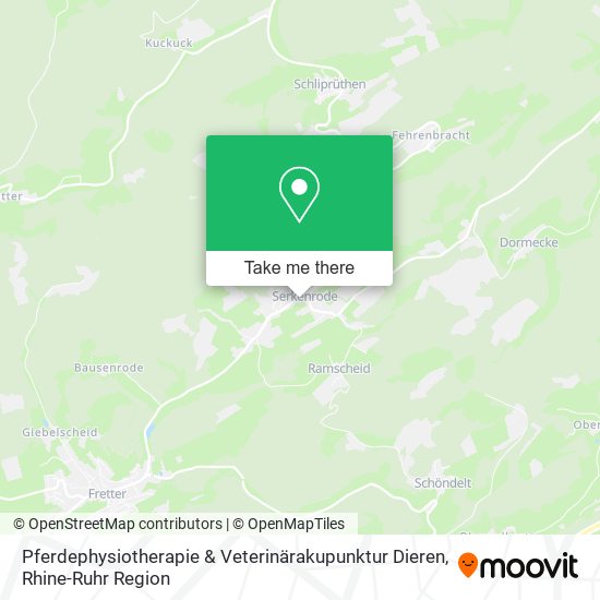 Pferdephysiotherapie & Veterinärakupunktur Dieren map