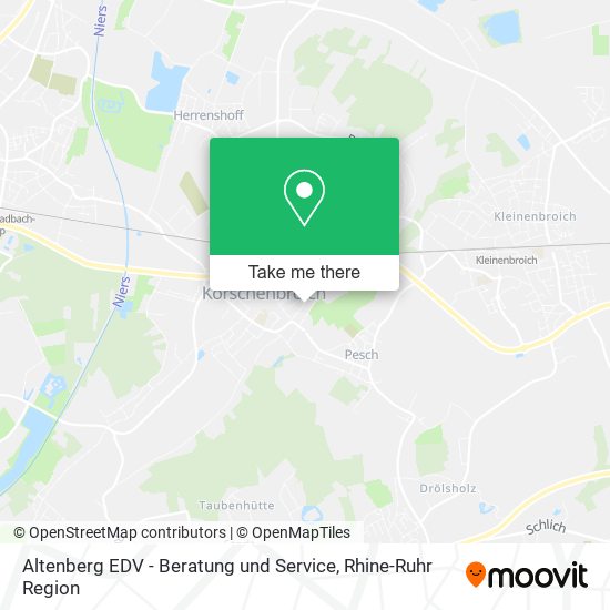 Карта Altenberg EDV - Beratung und Service
