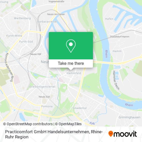 Practicomfort GmbH Handelsunternehmen map
