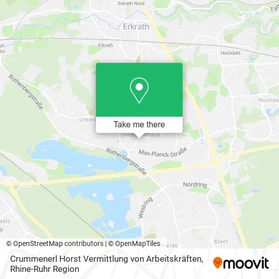 Карта Crummenerl Horst Vermittlung von Arbeitskräften