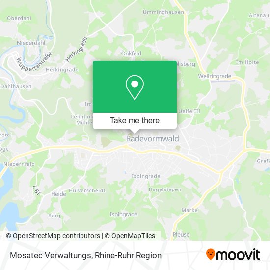 Mosatec Verwaltungs map