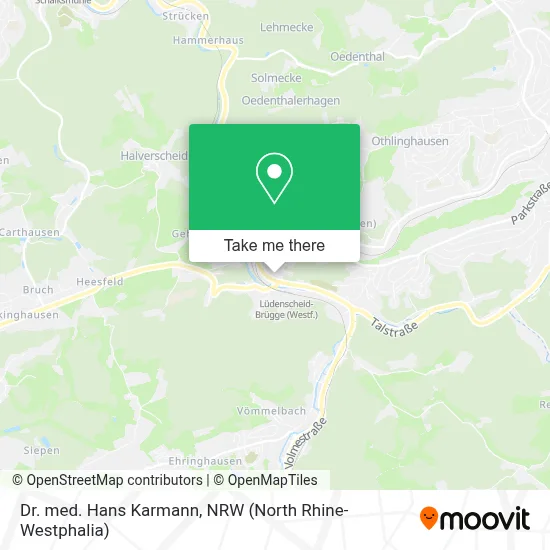 Dr. med. Hans Karmann map
