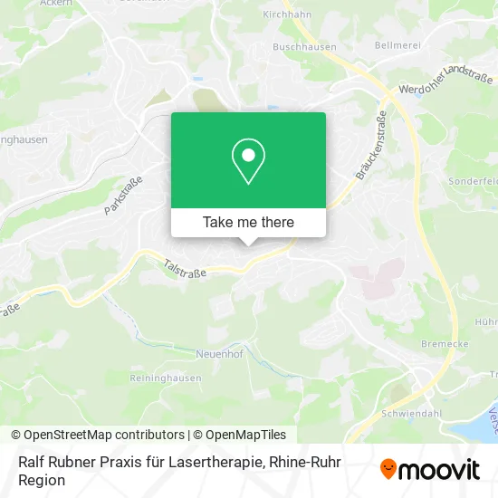 Карта Ralf Rubner Praxis für Lasertherapie