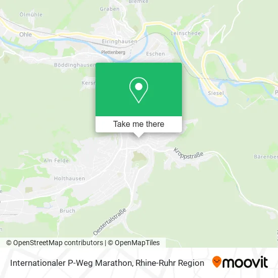 Карта Internationaler P-Weg Marathon