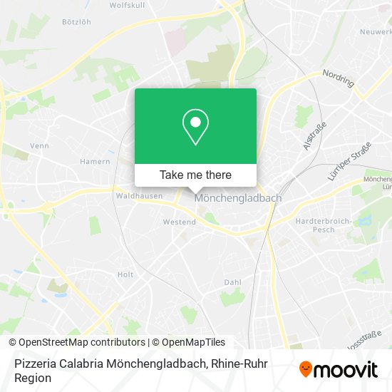 Pizzeria Calabria Mönchengladbach map