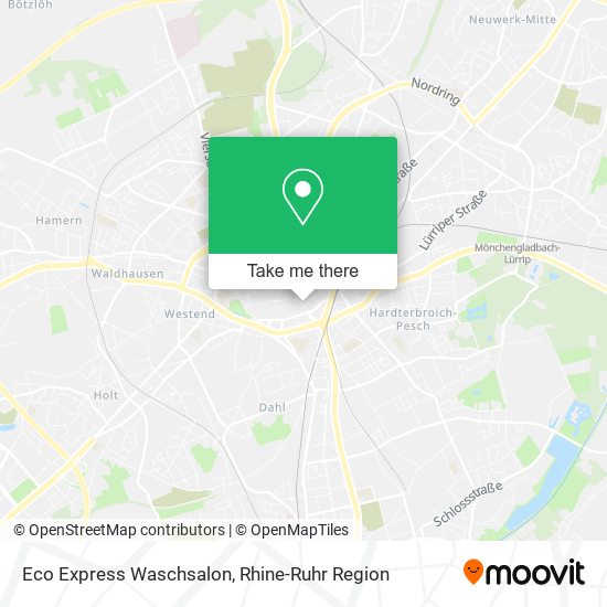 Eco Express Waschsalon map
