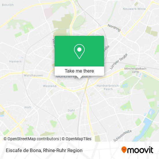 Eiscafe de Bona map