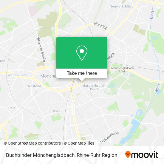 Buchbinder Mönchengladbach map