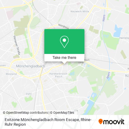 Карта Exitzone Mönchengladbach Room Escape