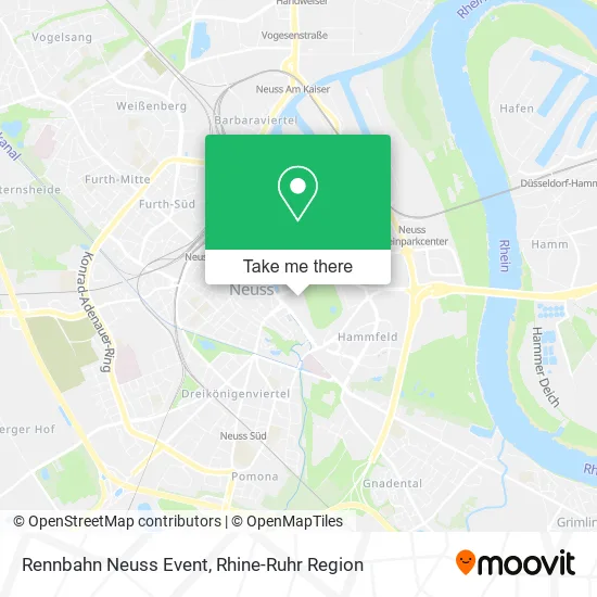 Rennbahn Neuss Event map