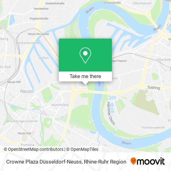 Crowne Plaza Düsseldorf-Neuss map