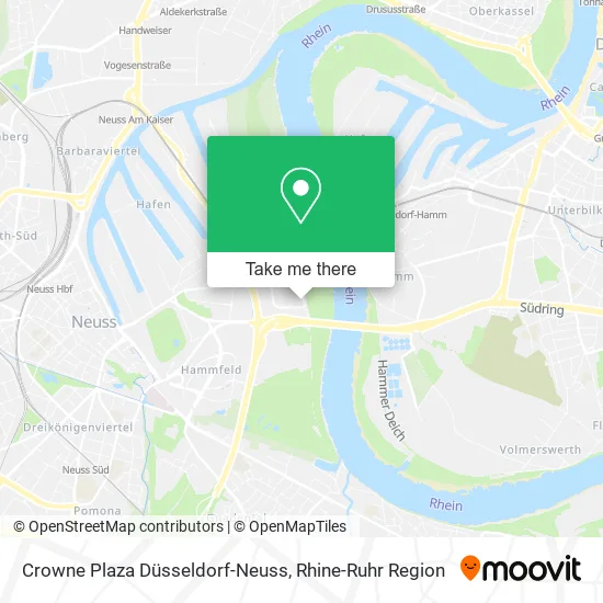 Crowne Plaza Düsseldorf-Neuss map