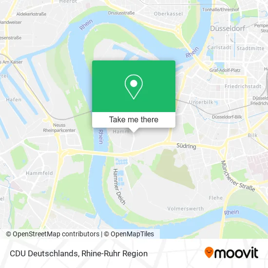 Карта CDU Deutschlands