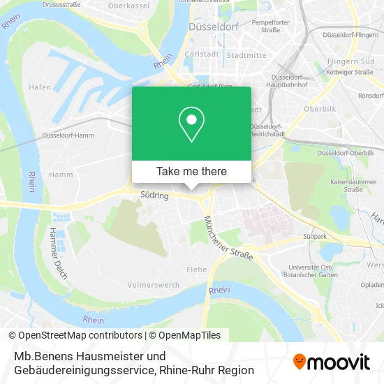 Карта Mb.Benens Hausmeister und Gebäudereinigungsservice