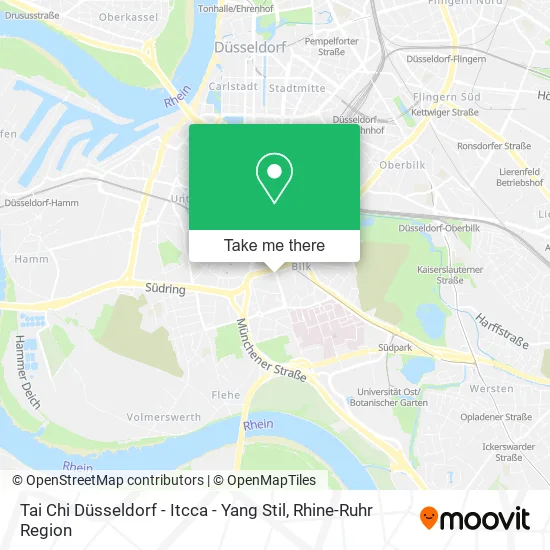 Tai Chi Düsseldorf - Itcca - Yang Stil map