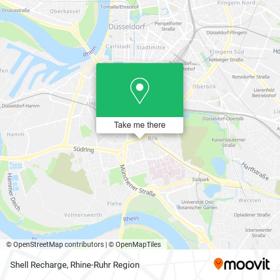 Shell Recharge map