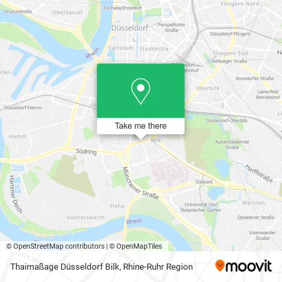 Карта Thaimaßage Düsseldorf Bilk
